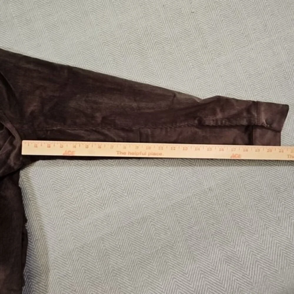 The North Face Men's Size Small Utility Cord‎ Shacket Coal Brown Corduroy NWT